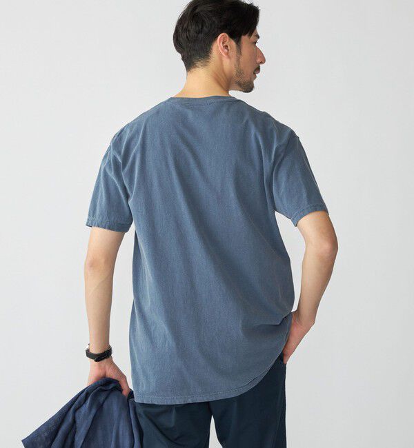 SHIPS「【SHIPS別注】THE DAY ON THE BEACH: ガーメントダイ プリント Tシャツ」|Tシャツ・カットソー|