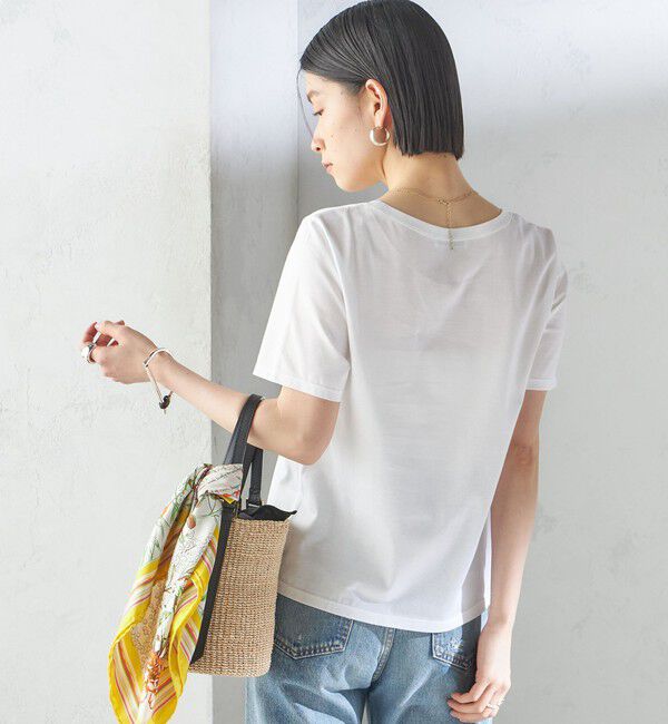 SHIPS for women「ギザコットン ベーシック TEE」|Tシャツ・カットソー|