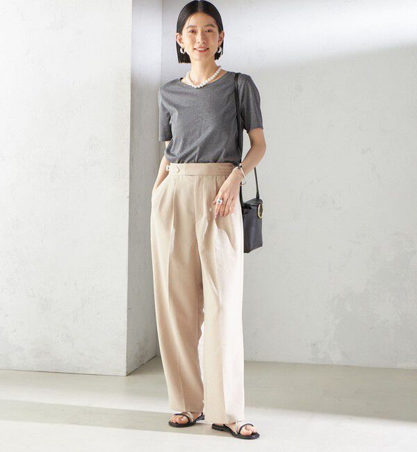 SHIPS for women「ギザコットン ベーシック TEE」|Tシャツ・カットソー|