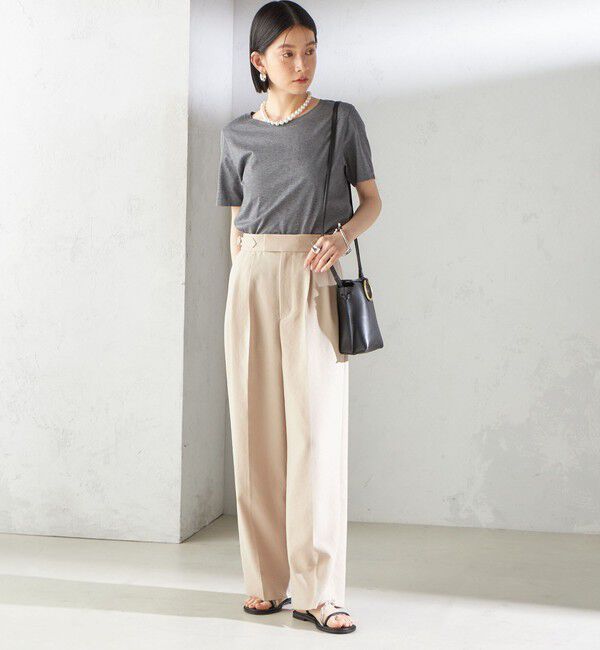 SHIPS for women「ギザコットン ベーシック TEE」|Tシャツ・カットソー|