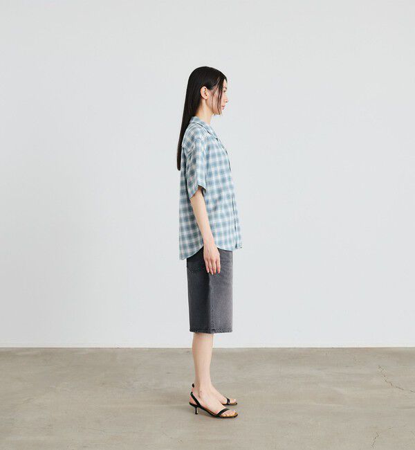 SHIPS「City Ambient Products: オープン カラー オンブレ チェック シャツ」|シャツ・ブラウス|