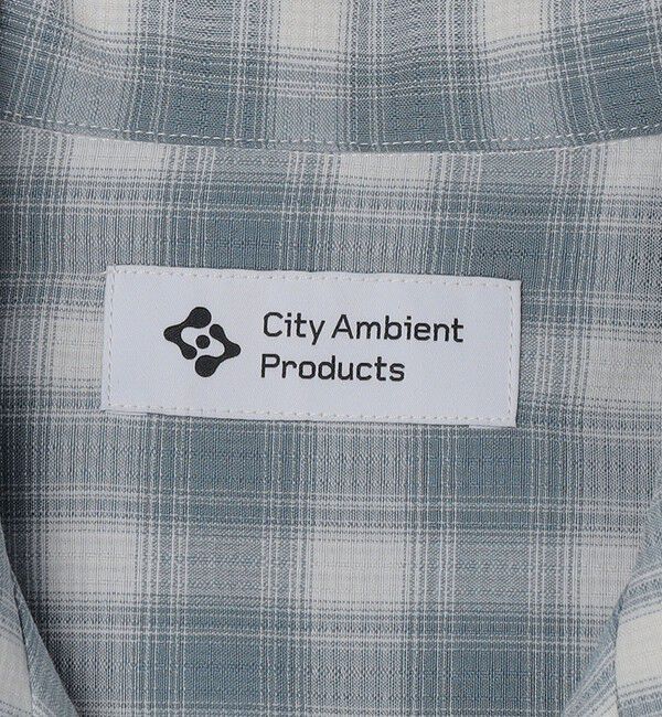 SHIPS「City Ambient Products: オープン カラー オンブレ チェック シャツ」|シャツ・ブラウス|