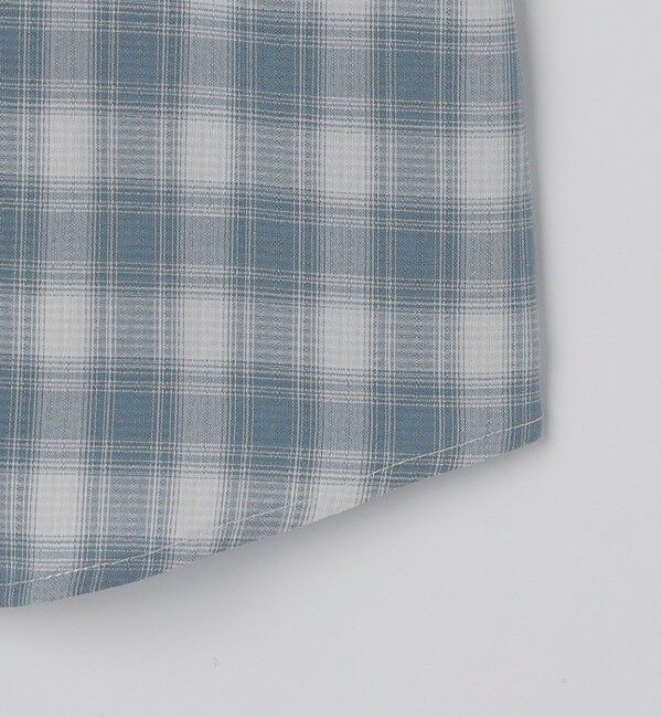 SHIPS「City Ambient Products: オープン カラー オンブレ チェック シャツ」|シャツ・ブラウス|