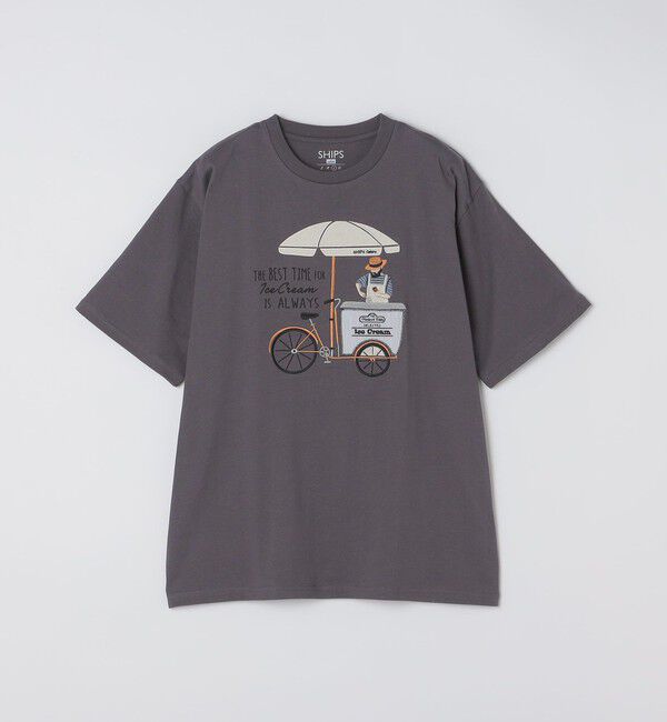 SHIPS Colors 「SHIPS Colors: パッチワーク プリント Tシャツ」|Tシャツ・カットソー|