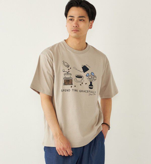 SHIPS Colors 「SHIPS Colors: パッチワーク プリント Tシャツ」|Tシャツ・カットソー|