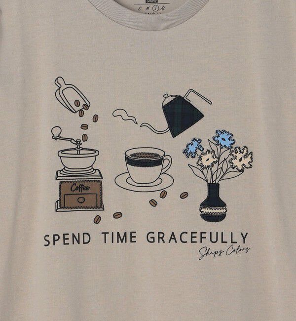 SHIPS Colors 「SHIPS Colors: パッチワーク プリント Tシャツ」|Tシャツ・カットソー|