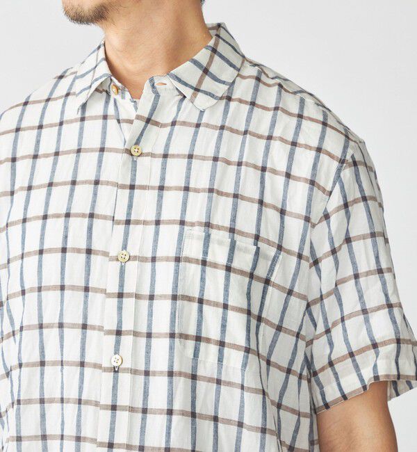 SHIPS「SHIPS: インディア レギュラーカラー ショートスリーブ シャツ」|シャツ・ブラウス|