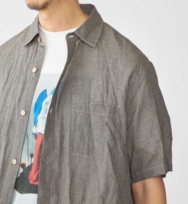 SHIPS「SHIPS: インディア レギュラーカラー ショートスリーブ シャツ」|シャツ・ブラウス|