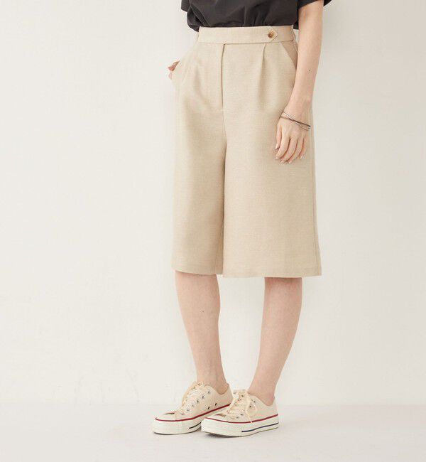 SHIPS Colors 「SHIPS Colors:〈手洗い可能〉リネンミックス ラメ ショーツ」|その他|