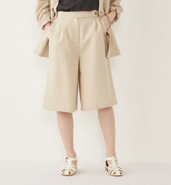 SHIPS Colors 「SHIPS Colors:〈手洗い可能〉リネンミックス ラメ ショーツ」|その他|