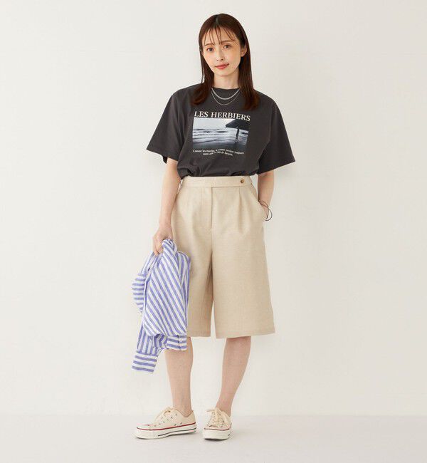 SHIPS Colors 「SHIPS Colors:〈手洗い可能〉リネンミックス ラメ ショーツ」|その他|