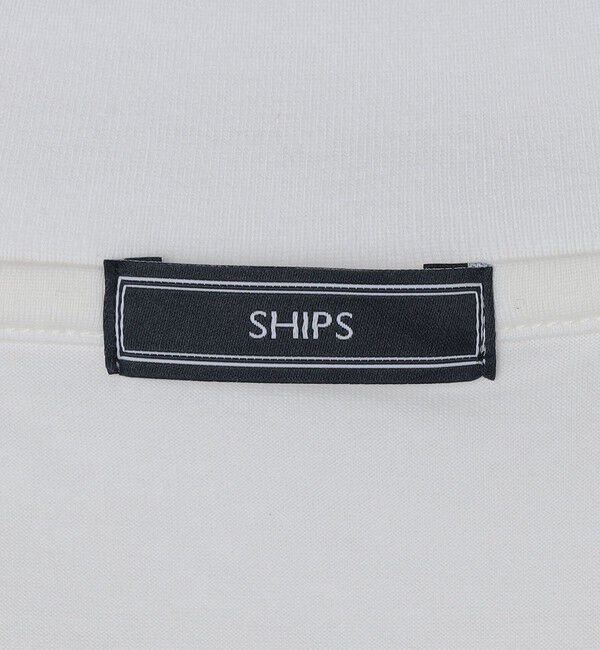 SHIPS「SHIPS: プラチナム フェイス コットン ショートスリーブ Tシャツ」|Tシャツ・カットソー|