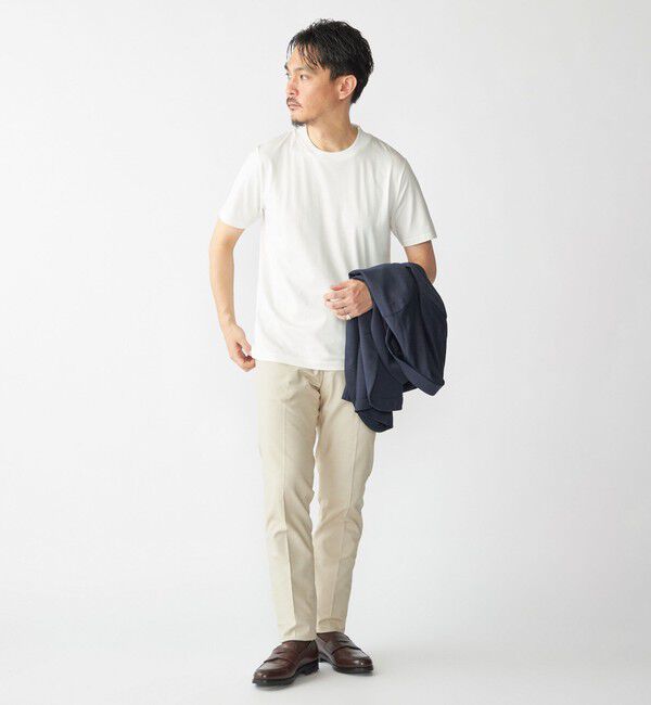 SHIPS「SHIPS: プラチナム フェイス コットン ショートスリーブ Tシャツ」|Tシャツ・カットソー|