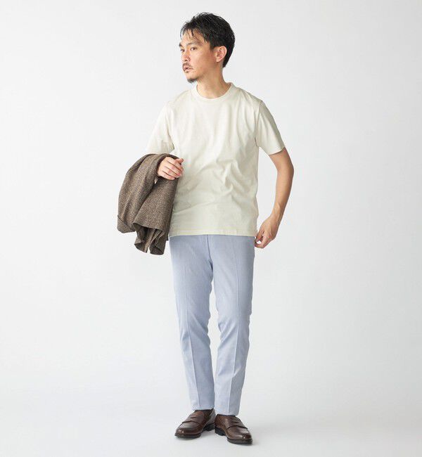 SHIPS「SHIPS: プラチナム フェイス コットン ショートスリーブ Tシャツ」|Tシャツ・カットソー|