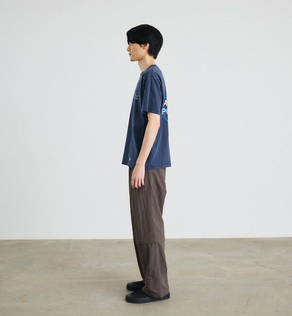 SHIPS「City Ambient Products: フラワー プリント フェード ピグメント Tシャツ」|Tシャツ・カットソー|