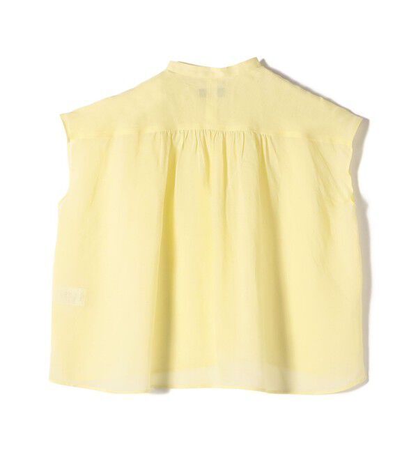 SHIPS for women「SHIPS Primary Navy Label:〈手洗い可能〉ラミー フレンチ スリーブ ブラウス」|シャツ・ブラウス|