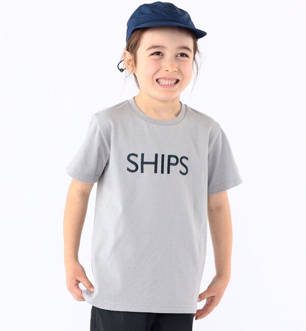 SHIPS KIDS「SHIPS KIDS:100～130cm / SHIPS ロゴ TEE」|Tシャツ・カットソー|