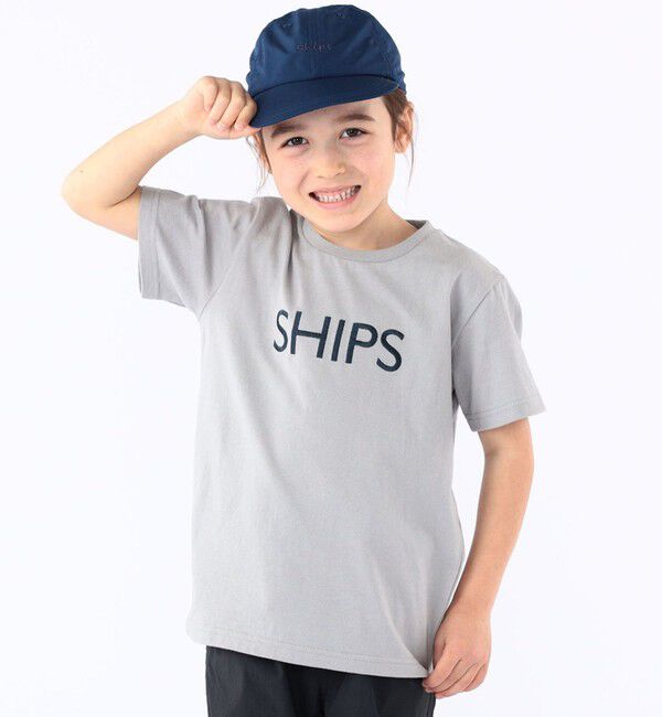 SHIPS KIDS「SHIPS KIDS:100～130cm / SHIPS ロゴ TEE」|Tシャツ・カットソー|