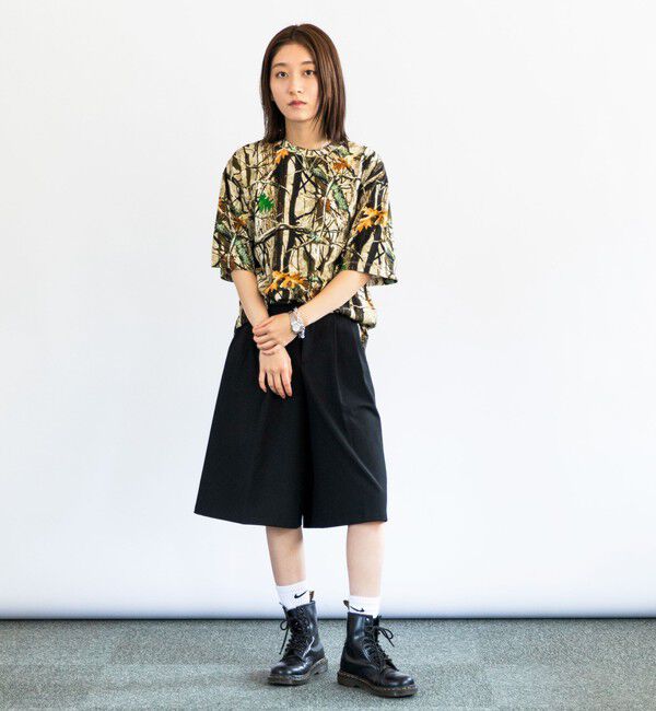 SHIPS「City Ambient Products: ツリー カモフラージュ プリント Tシャツ」|Tシャツ・カットソー|