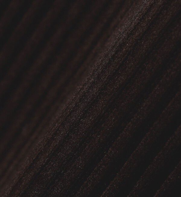 quaranciel「quaranciel:〈洗濯機可能〉ポリエステル ベロア リブ コンパクト スナップ カーディガン」|カーディガン|