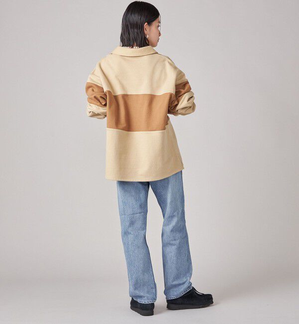 SHIPS for women「SHIPS NINE CASE:配色 スキッパー プルオーバー」|Tシャツ・カットソー|