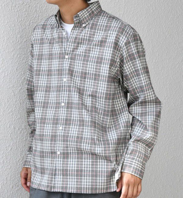 SHIPS any「SHIPS any:〈洗濯機可能〉ブラッシュド トラッド チェック ボタンダウン シャツ◇」|シャツ・ブラウス|