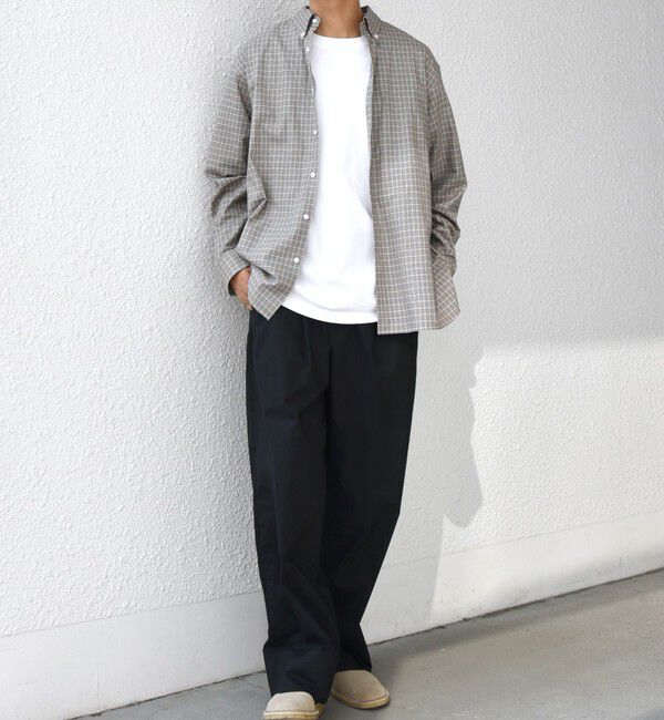 SHIPS any「SHIPS any:〈洗濯機可能〉ブラッシュド トラッド チェック ボタンダウン シャツ◇」|シャツ・ブラウス|