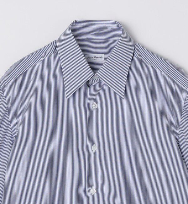 SHIPS「【SHIPS別注】Errico Formicola: DALIO ワイド ロンドンストライプ シャツ」|シャツ・ブラウス|