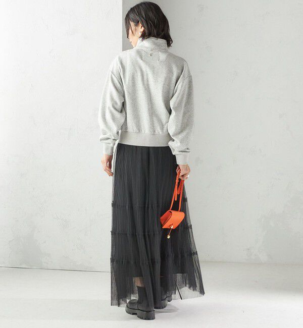 SHIPS for women「【SHIPS別注】LOGAN KNITTING MILLS:プリント ジップ プルオーバー」|スウェット・ジャージ|