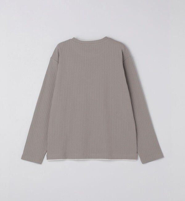 SHIPS「SHIPS: フェイク レイヤード クルーネック ロングスリーブ」|Tシャツ・カットソー|