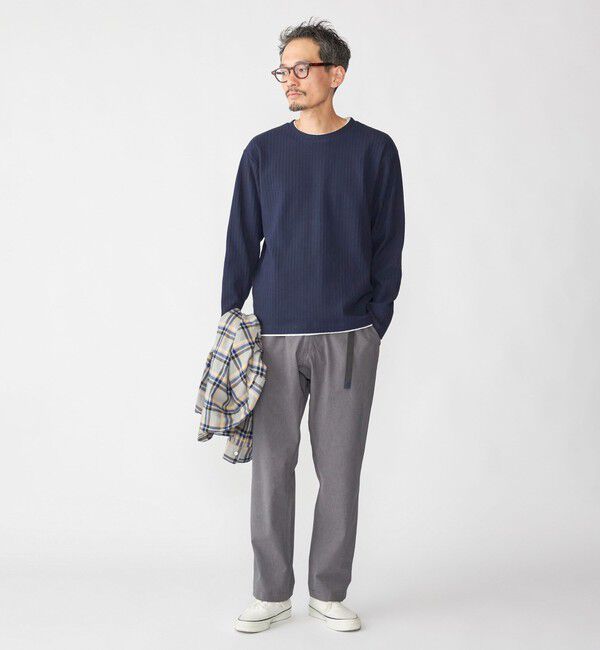 SHIPS「SHIPS: フェイク レイヤード クルーネック ロングスリーブ」|Tシャツ・カットソー|