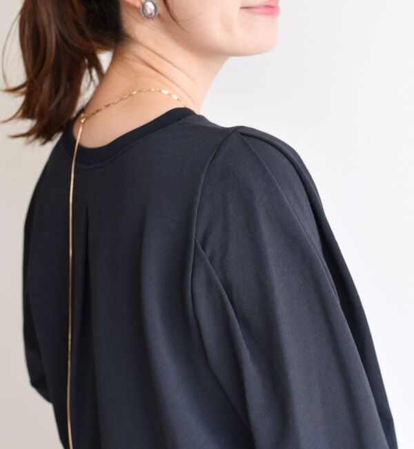 SHIPS for women「DEPEND インレー タック デザイン プルオーバー」|Tシャツ・カットソー|