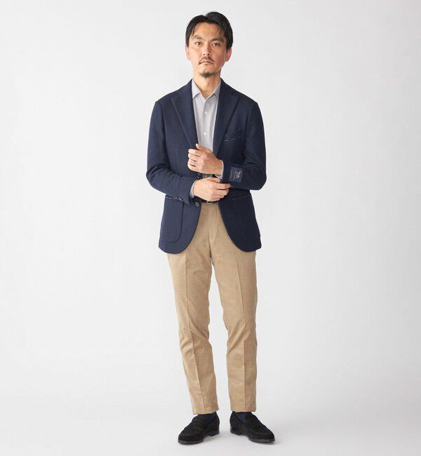 SHIPS「SHIPS: ジャージー ギンガムチェック ワンピースカラー シャツ」|Tシャツ・カットソー|