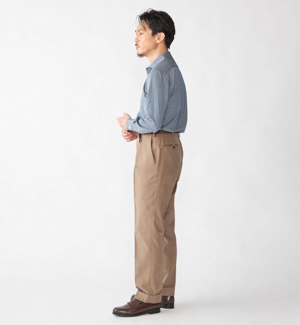 SHIPS「SHIPS: ジャージー ギンガムチェック ワンピースカラー シャツ」|Tシャツ・カットソー|