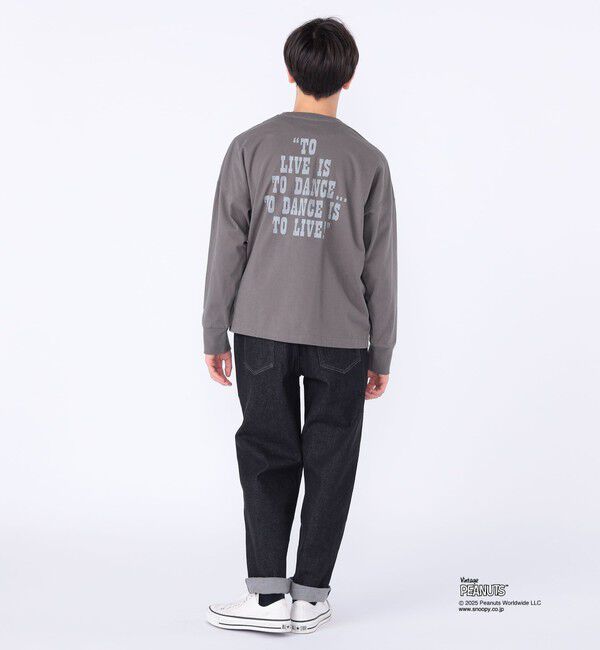 SHIPS KIDS「SHIPS KIDS:140～160cm / SNOOPY ロングスリーブ Tシャツ」|Tシャツ・カットソー|