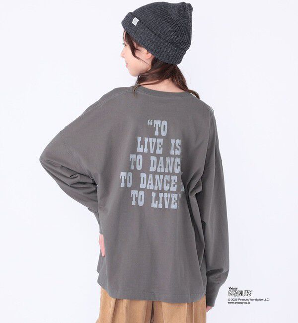 SHIPS KIDS「SHIPS KIDS:140～160cm / SNOOPY ロングスリーブ Tシャツ」|Tシャツ・カットソー|