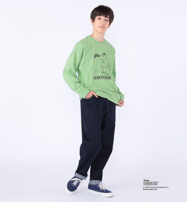 SHIPS KIDS「SHIPS KIDS:140～160cm / SNOOPY ロングスリーブ Tシャツ」|Tシャツ・カットソー|