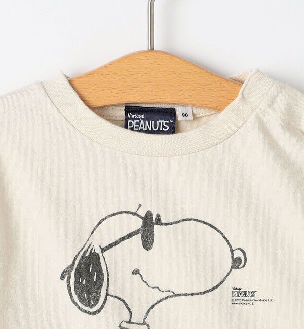 SHIPS KIDS「SHIPS KIDS:80～90cm / SNOOPY ロングスリーブ Tシャツ」|Tシャツ・カットソー|