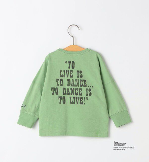 SHIPS KIDS「SHIPS KIDS:80～90cm / SNOOPY ロングスリーブ Tシャツ」|Tシャツ・カットソー|