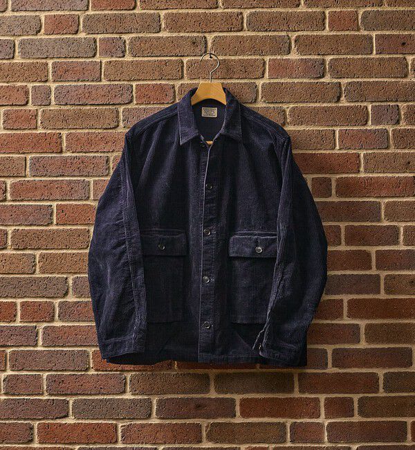 SHIPS「SHIPS: AUTHENTIC ダブルポケット コーデュロイ シャツ アウター」|その他|ネイビー