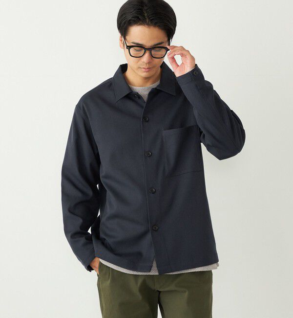 SHIPS Colors 「SHIPS Colors:〈洗濯機可能〉WOOLIC ボックス シャツ◇」|シャツ・ブラウス|