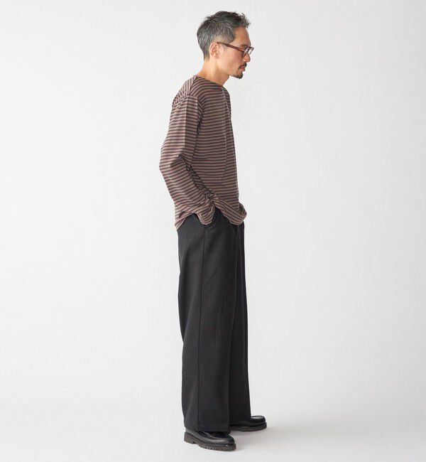 SHIPS「【WEB限定】SHIPS:〈手洗い可能〉ウールブレンド ワイド スラックス」|その他|