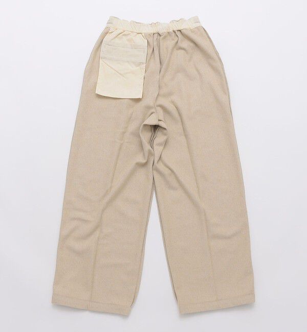 SHIPS「【WEB限定】SHIPS:〈手洗い可能〉ウールブレンド ワイド スラックス」|その他|