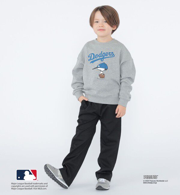 SHIPS KIDS「SHIPS KIDS:100～125cm / PEANUTS&times;MLB プリント スウェット」|スウェット・ジャージ|