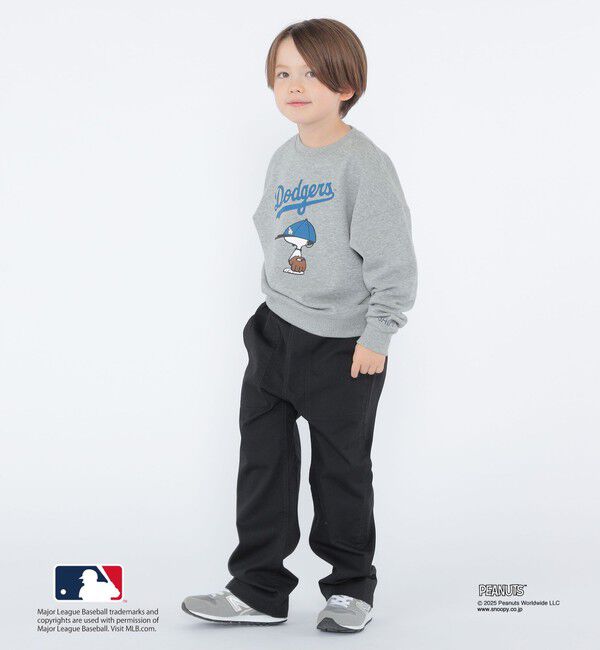 SHIPS KIDS「SHIPS KIDS:100～125cm / PEANUTS&times;MLB プリント スウェット」|スウェット・ジャージ|