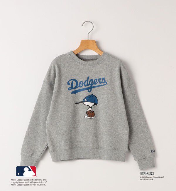 SHIPS KIDS「SHIPS KIDS:100～125cm / PEANUTS&times;MLB プリント スウェット」|スウェット・ジャージ|
