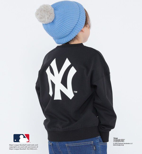 SHIPS KIDS「SHIPS KIDS:100～125cm / PEANUTS&times;MLB プリント スウェット」|スウェット・ジャージ|