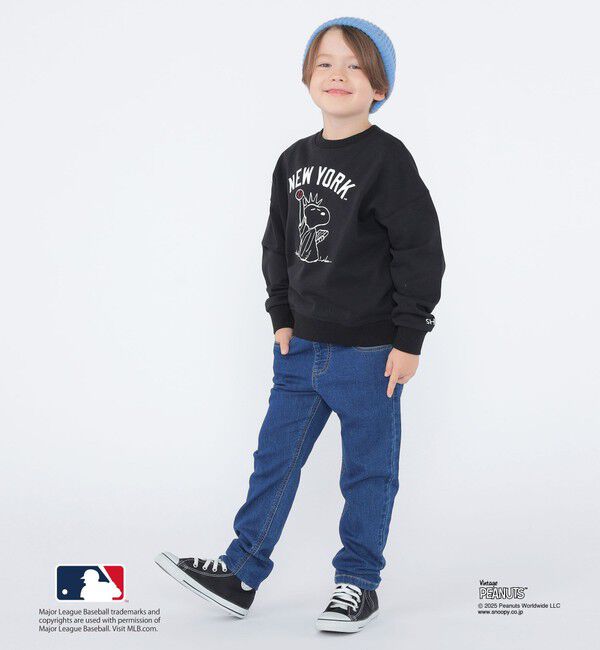 SHIPS KIDS「SHIPS KIDS:100～125cm / PEANUTS&times;MLB プリント スウェット」|スウェット・ジャージ|