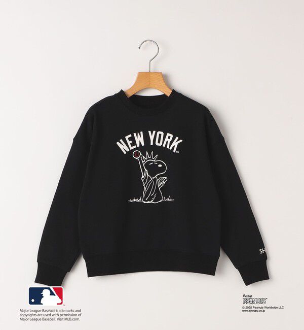 SHIPS KIDS「SHIPS KIDS:100～125cm / PEANUTS&times;MLB プリント スウェット」|スウェット・ジャージ|