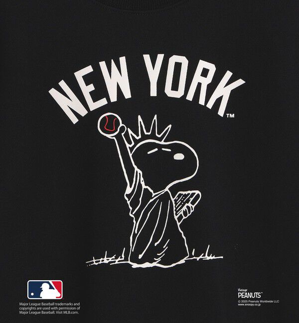 SHIPS KIDS「SHIPS KIDS:100～125cm / PEANUTS&times;MLB プリント スウェット」|スウェット・ジャージ|